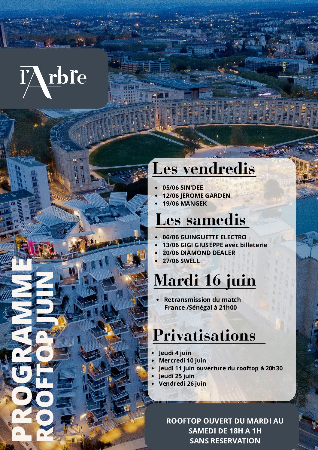 Programmation de juin 2026